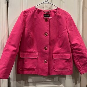 Dana Buchman Pink Jacket Blazer Sz 12